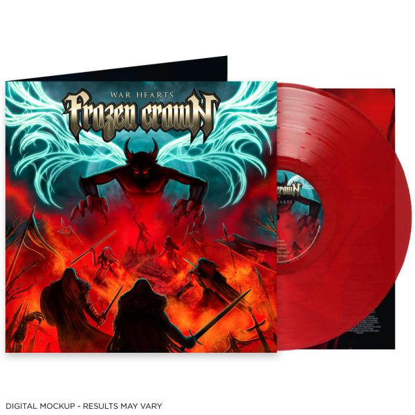 FROZEN CROWN - WAR HEARTS (TRANSP. RED VINYL, LP)